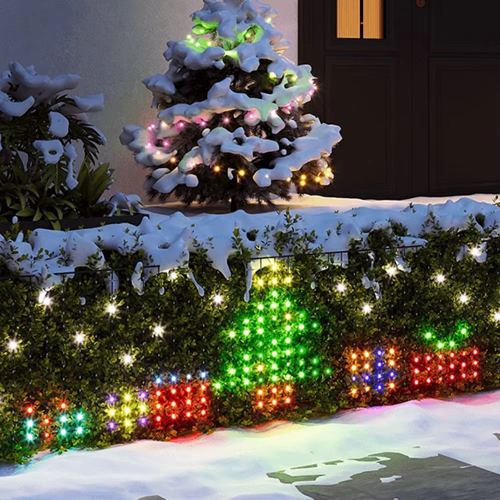 Outdoor Lighting Waterproof - Novelty Christmas Net Lights Set Bluetooth
