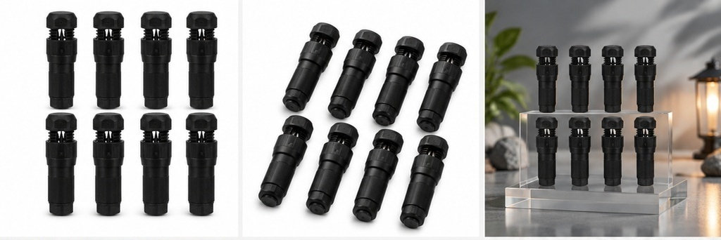 Outdoor Lighting And Landscape - 8Pcs Waterproof Outdoor Low Voltage Wire
