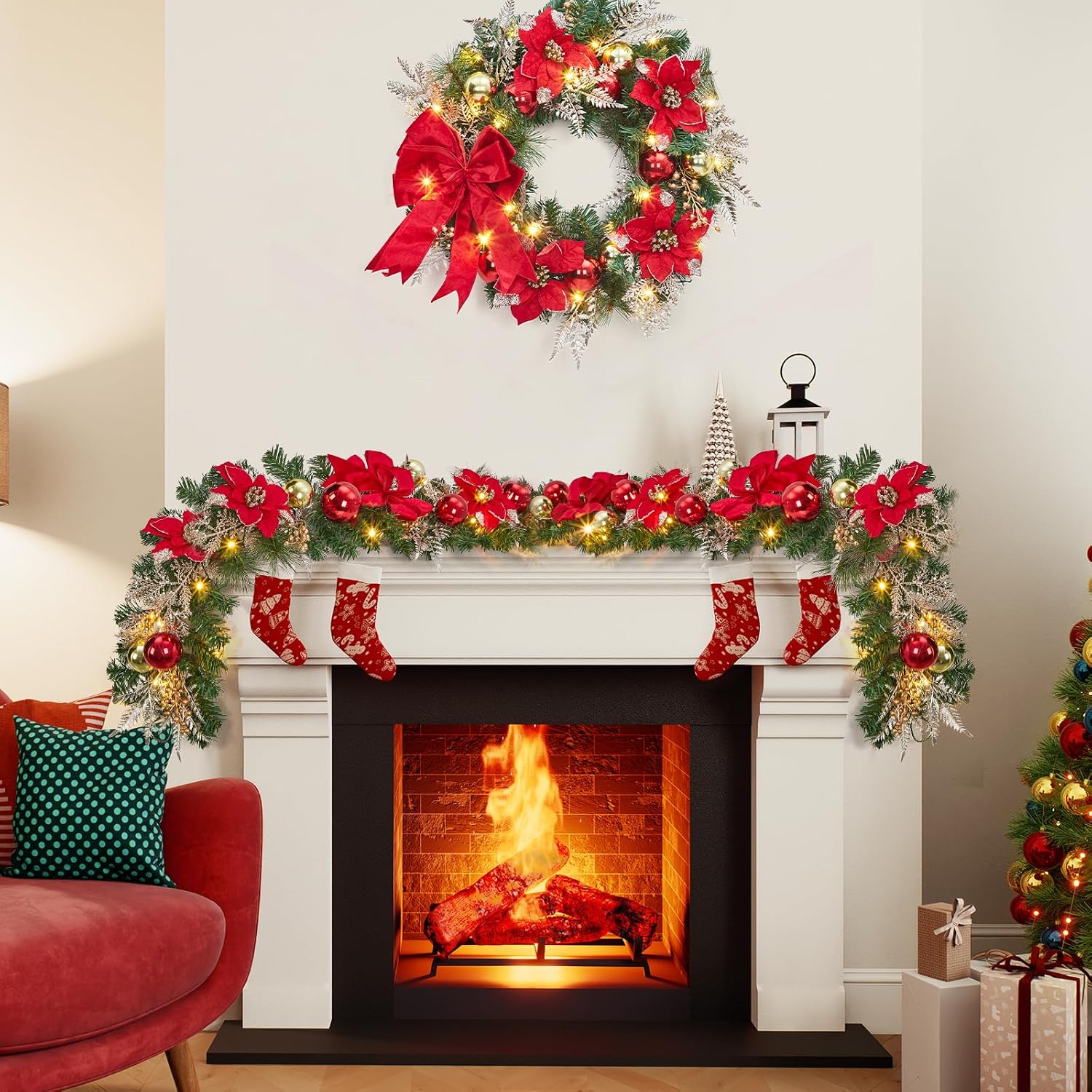 Garvee 6ft Pre-Lit Christmas G - огляд і ціна Outdoor Lighting Effects