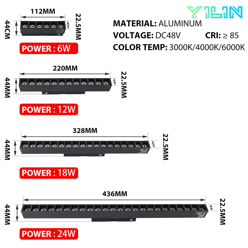 LED Track Light Embedded Magne - огляд і ціна Outdoor Lighting Track