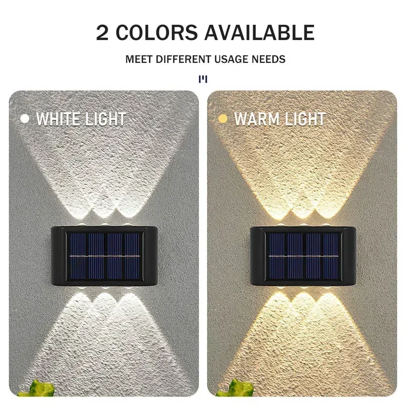 COB Solar Wall Lamp Outdoor Wa - огляд і ціна Outdoor Lighting And Landscape