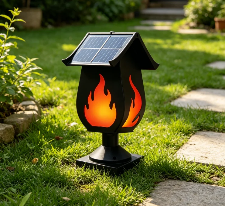 Solar Column Headlights Simula - огляд і ціна Outdoor Lighting And Landscape