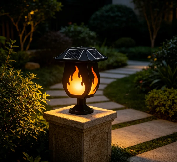 Solar Column Headlights Simula - огляд і ціна Outdoor Lighting And Landscape