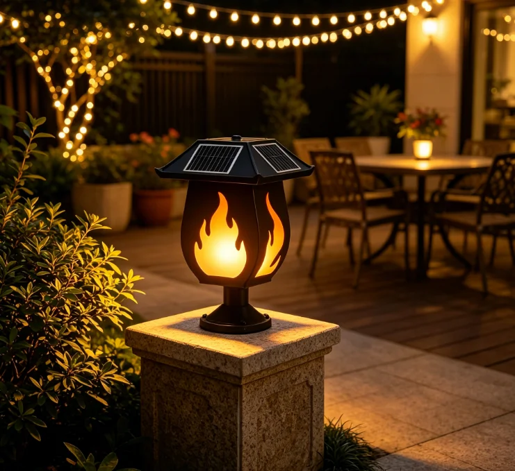 Solar Column Headlights Simula - огляд і ціна Outdoor Lighting And Landscape