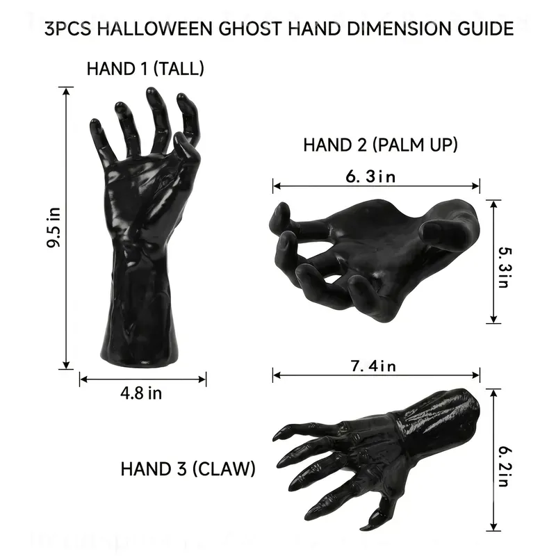 3 Pcs Halloween Wall Decor Lig - огляд і ціна Outdoor Lighting Black