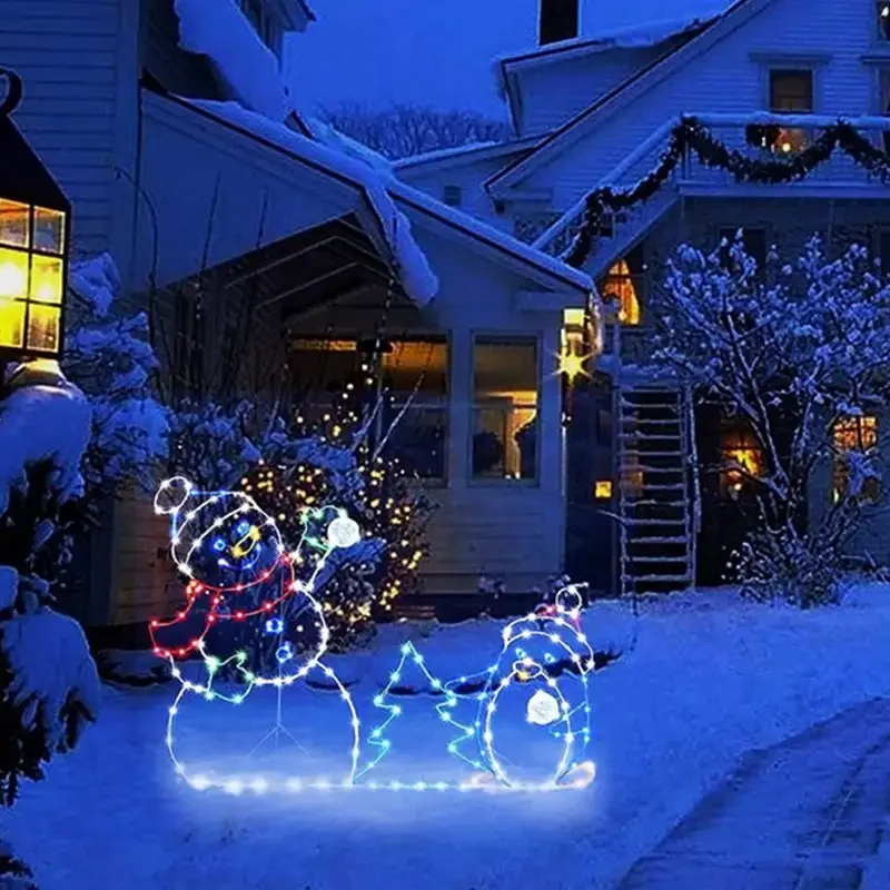 Animated LED Snowman Ornament  - огляд і ціна Outdoor Lighting Effects