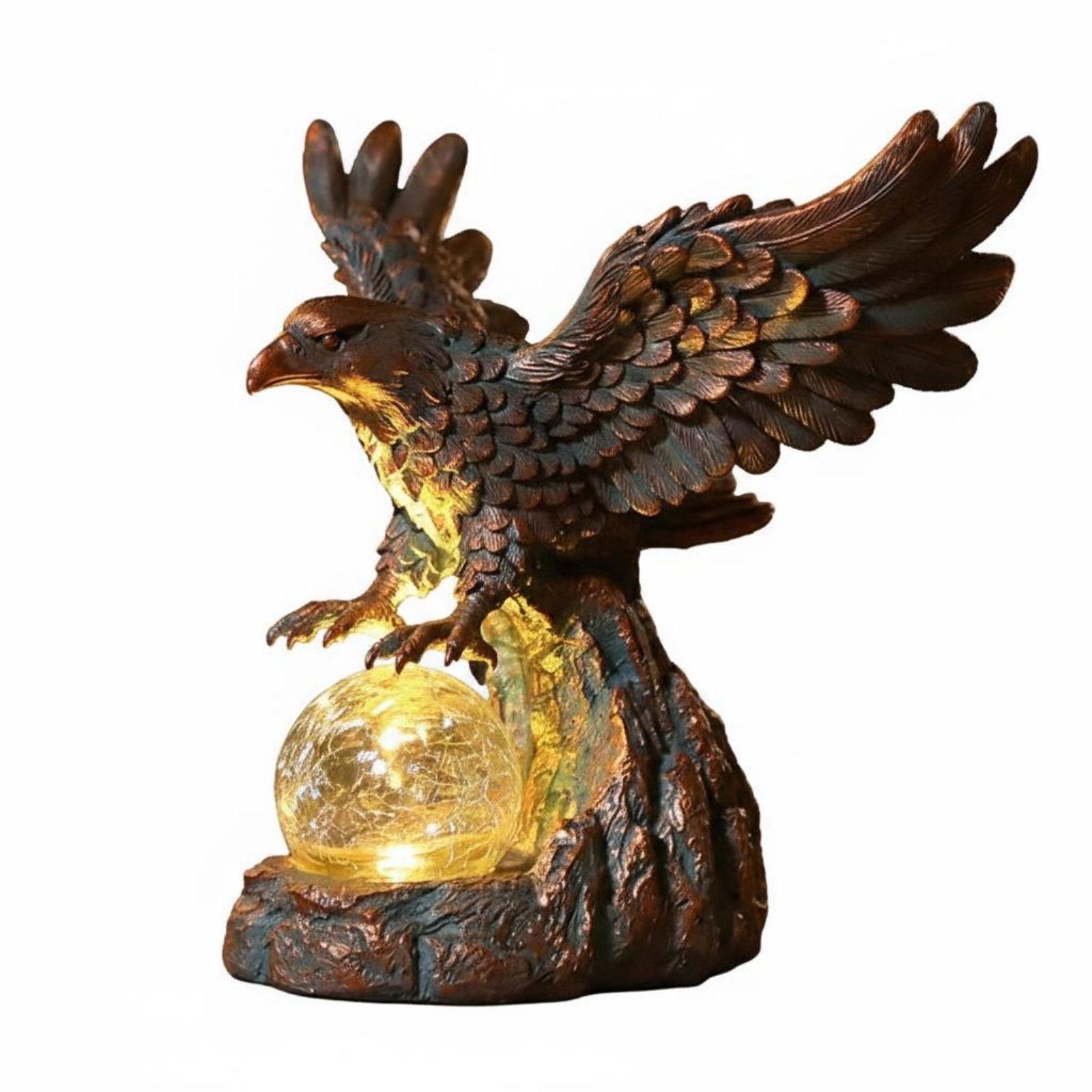 Solar Eagle Statue Light Water - огляд і ціна Outdoor Lighting Pathway