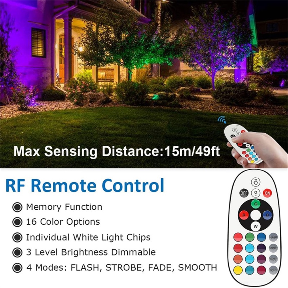 RGBW Landscape Lighting 10W wi - огляд і ціна Outdoor Lighting And Landscape