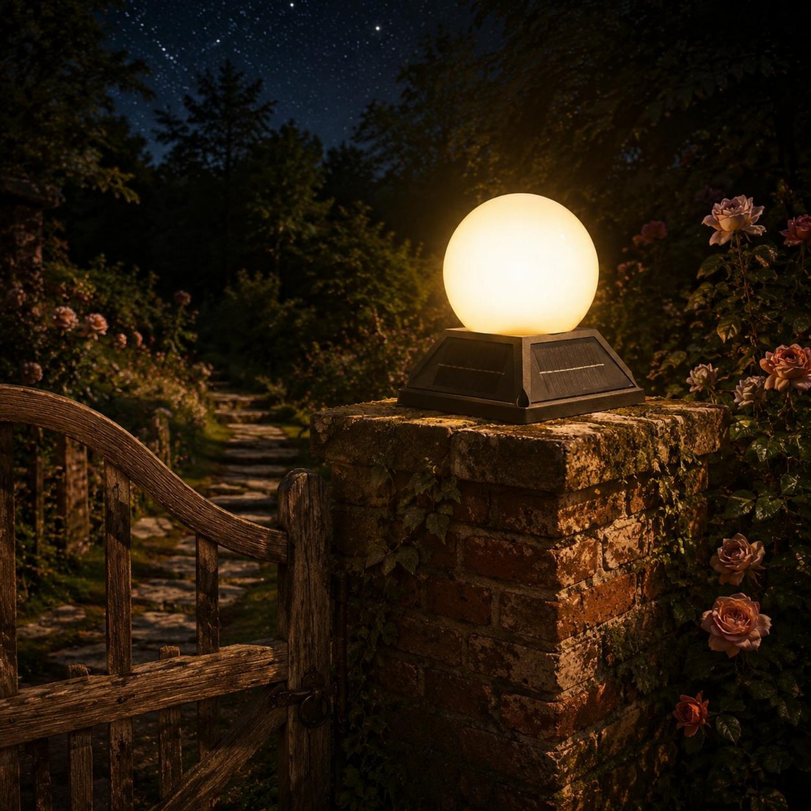 Solar Post Cap Light Wireless  - огляд і ціна Outdoor Lighting Ip65