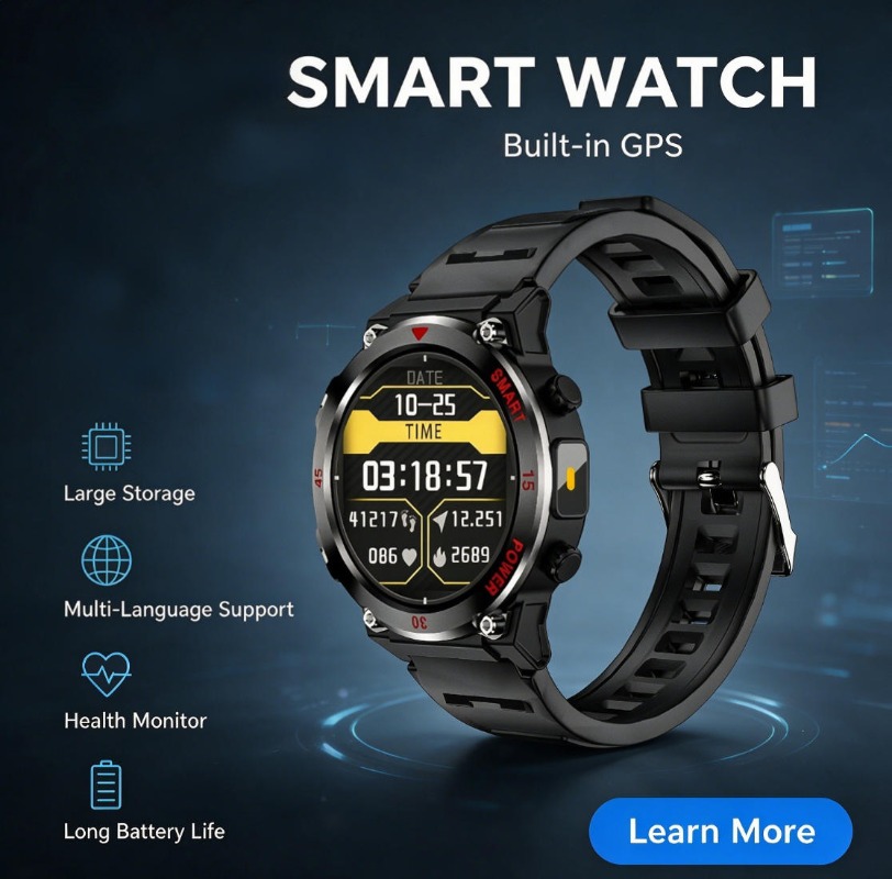 GPS Outdoor Sports Smartwatch, - огляд і ціна Outdoor Lighting Track