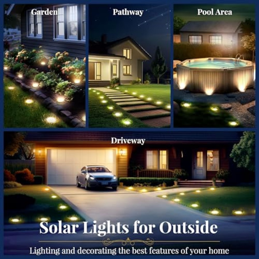 Solar Ground Lights Solar Ligh - огляд і ціна Outdoor Lighting And Landscape