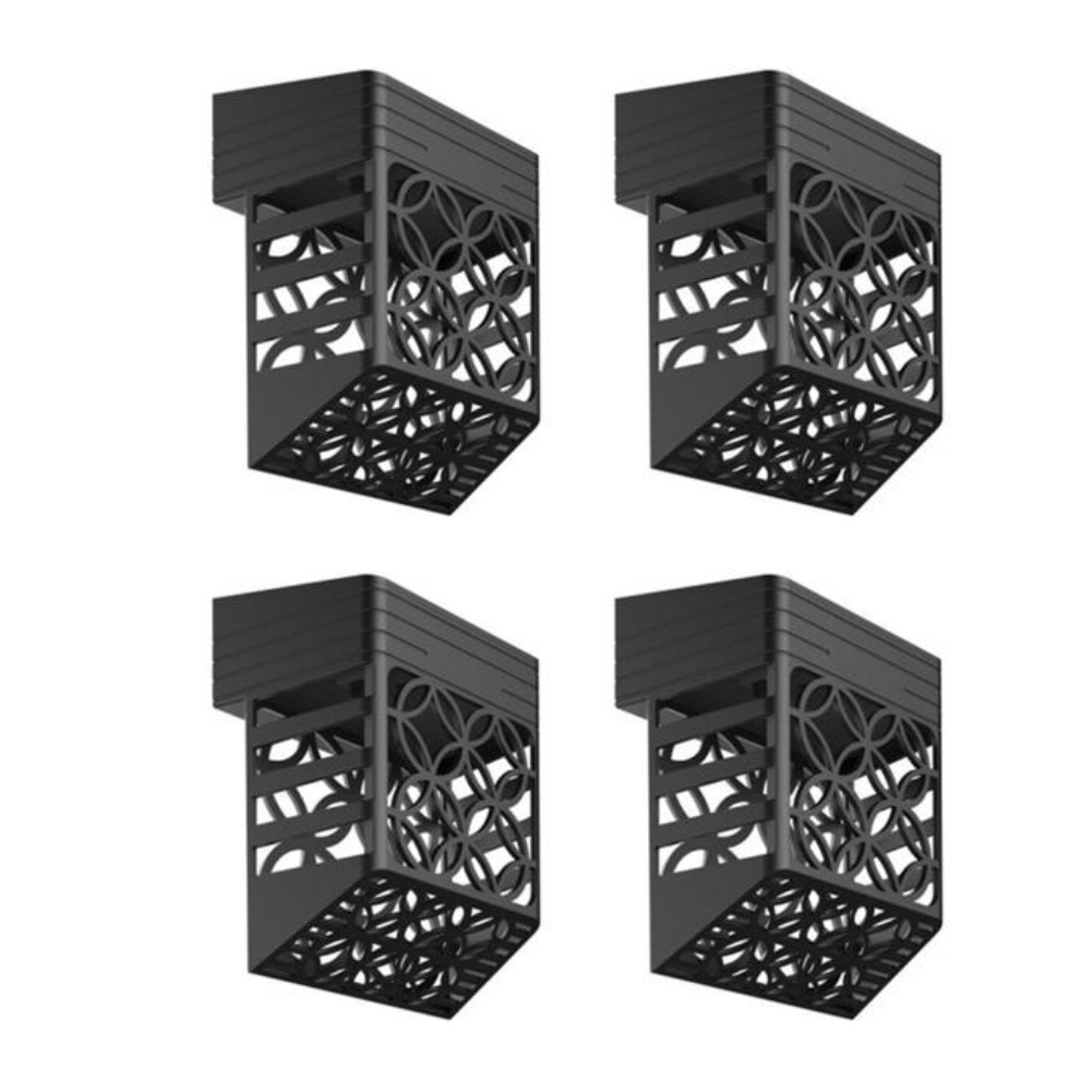 Solar Powered LED Garden Fence - огляд і ціна Outdoor Lighting Black